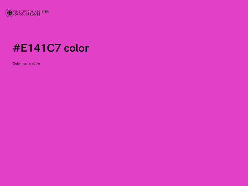 #E141C7 color image