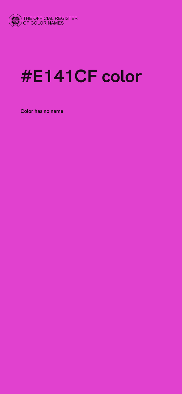 #E141CF color image