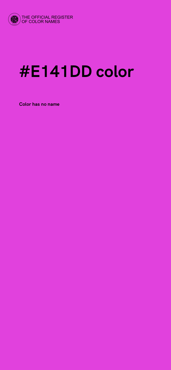 #E141DD color image