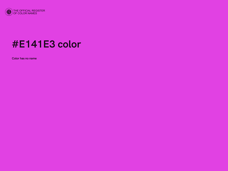 #E141E3 color image