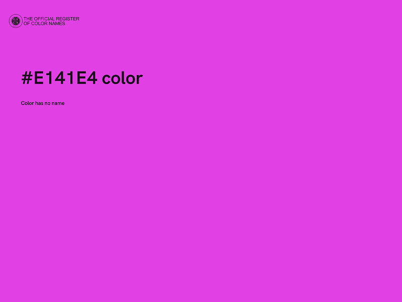 #E141E4 color image