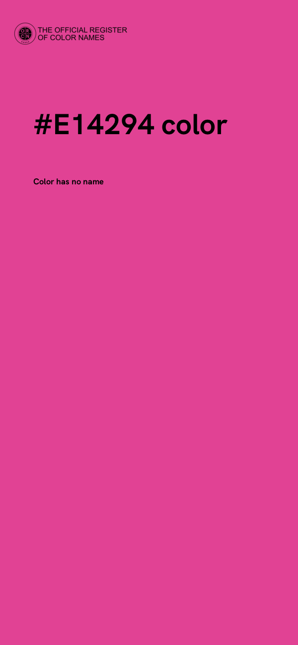 #E14294 color image