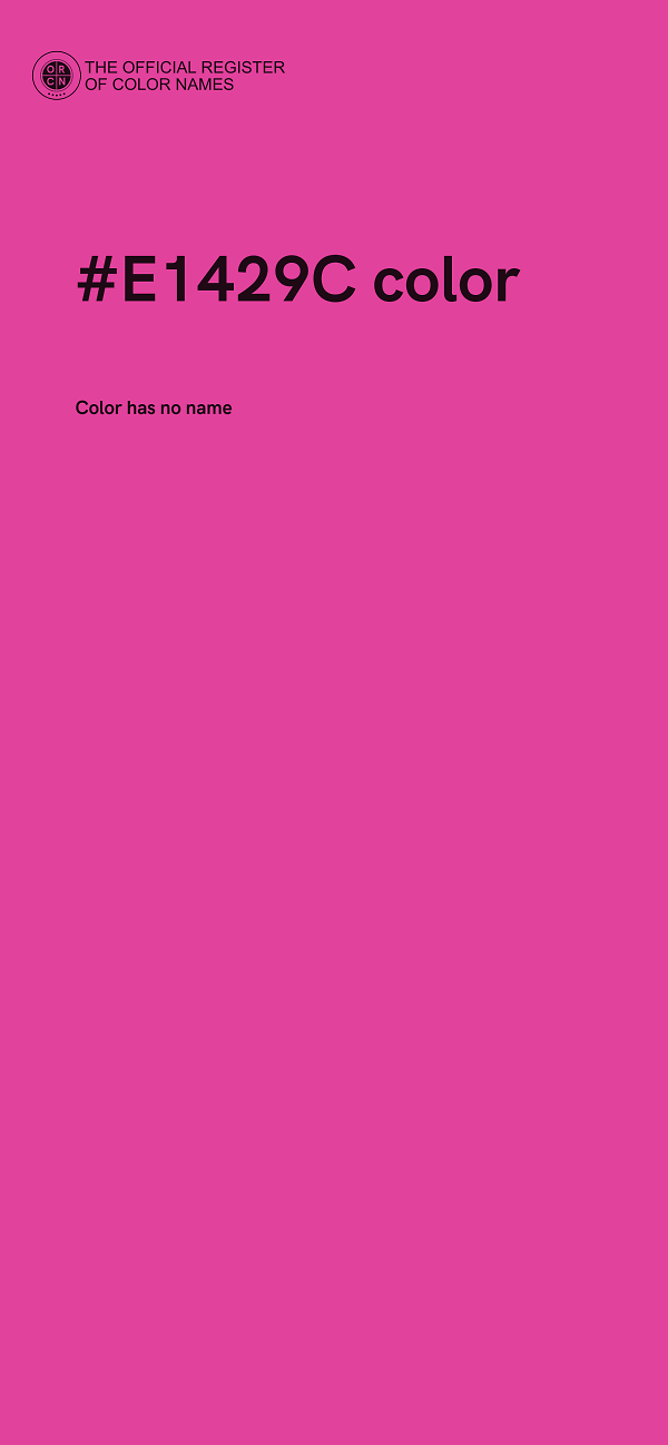 #E1429C color image