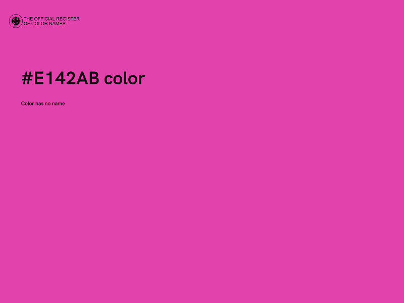 #E142AB color image