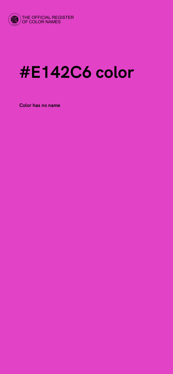 #E142C6 color image