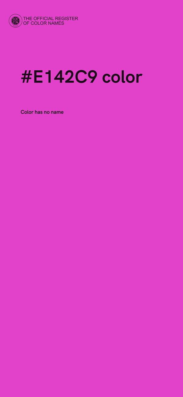 #E142C9 color image