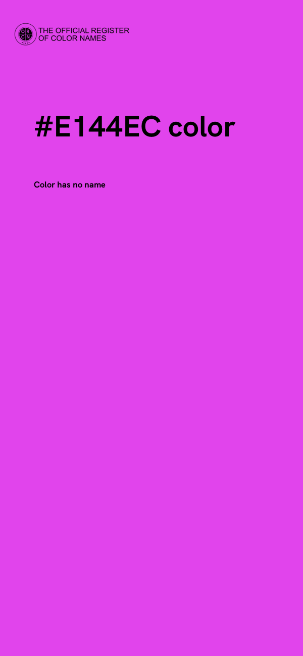 #E144EC color image