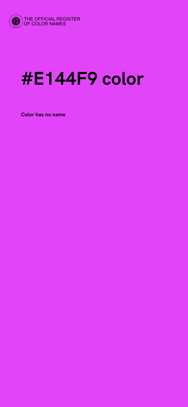 #E144F9 color image