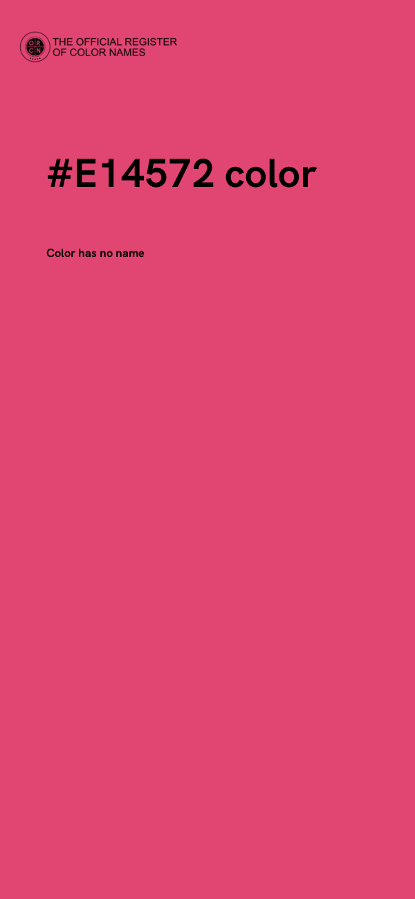 #E14572 color image