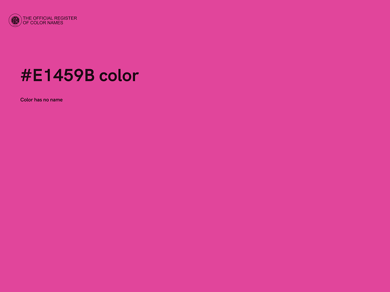 #E1459B color image