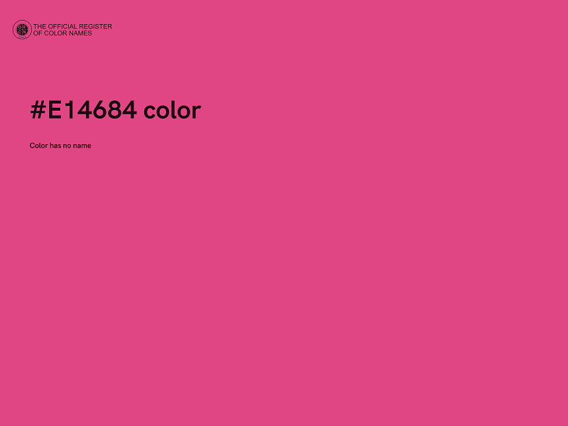 #E14684 color image