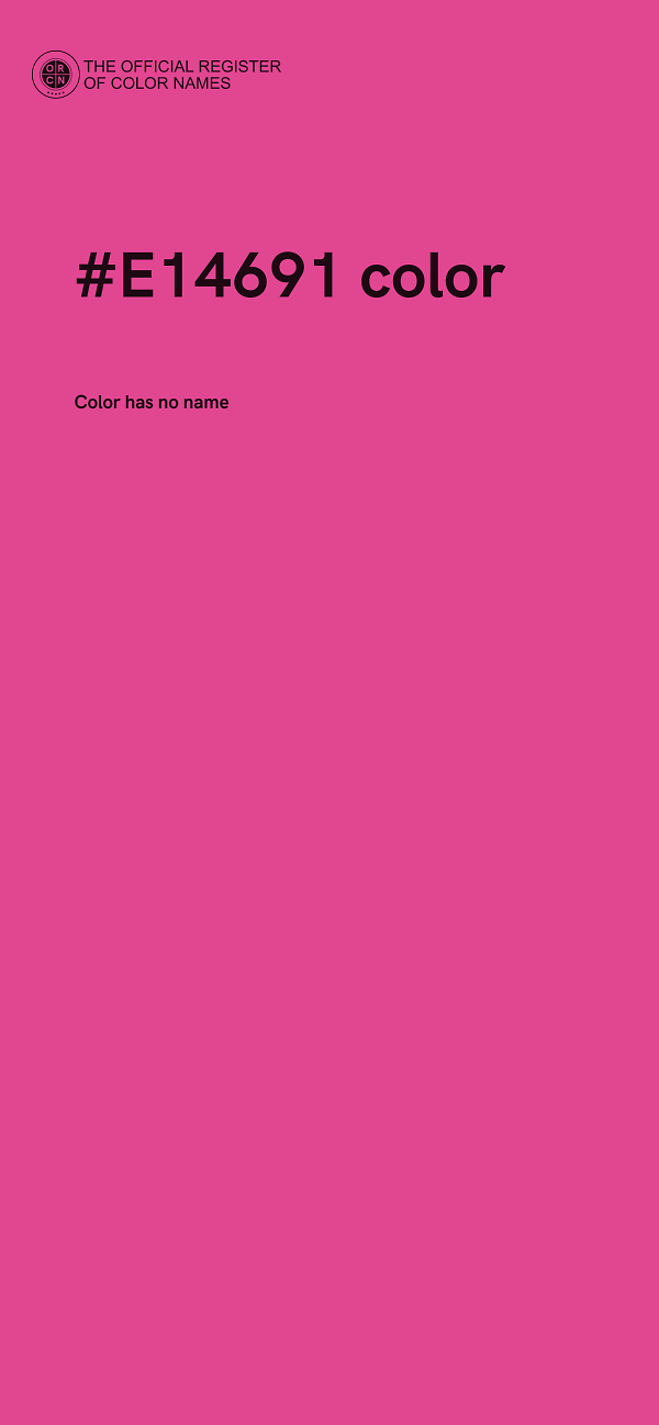 #E14691 color image
