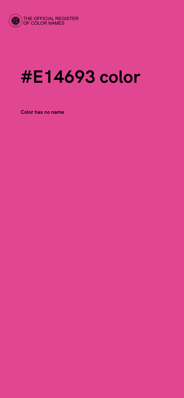 #E14693 color image