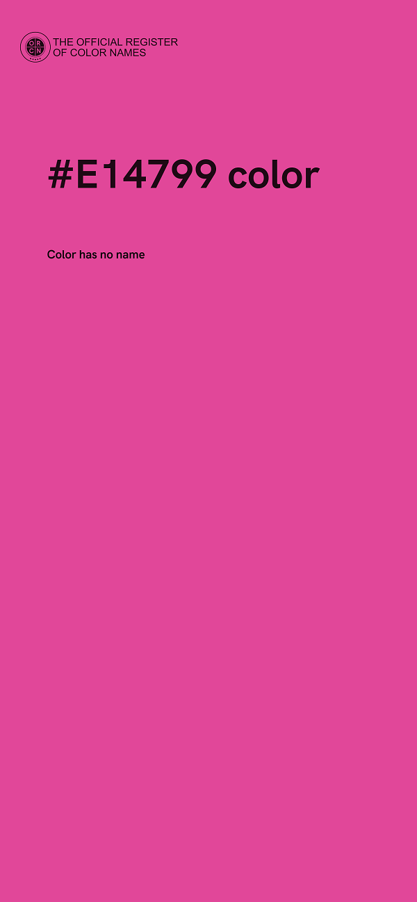 #E14799 color image