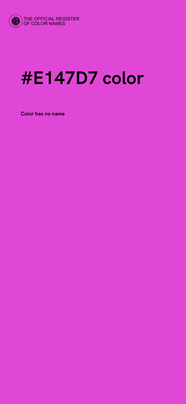 #E147D7 color image