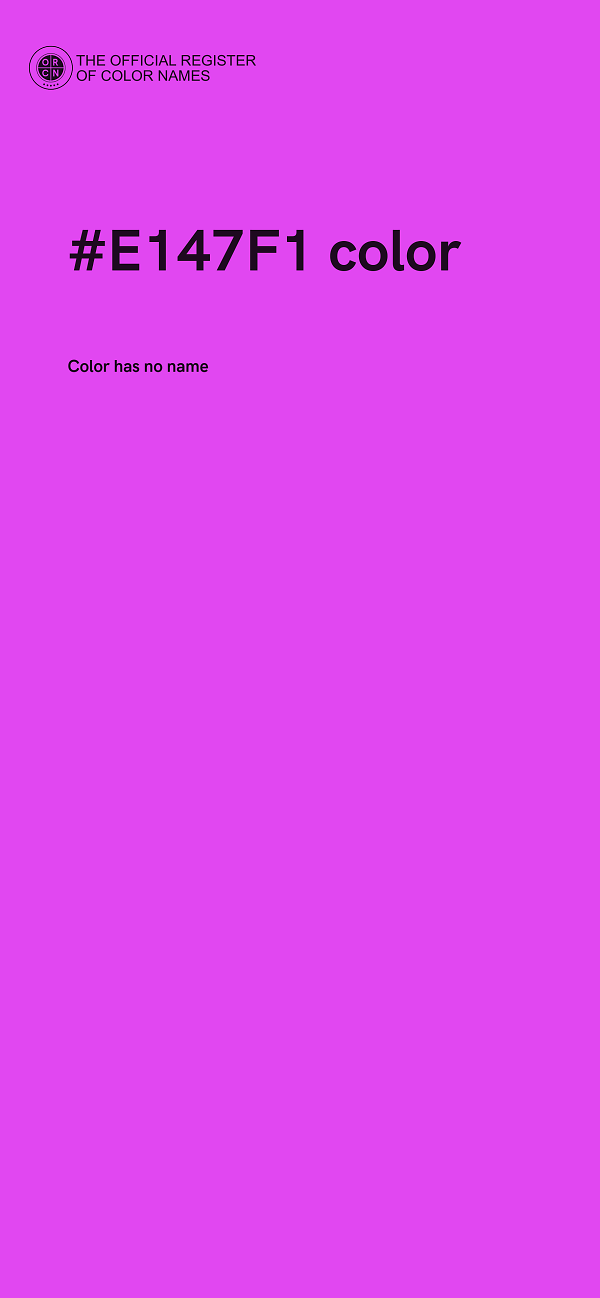 #E147F1 color image