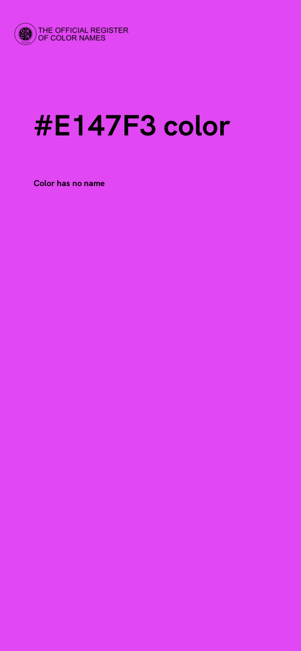 #E147F3 color image