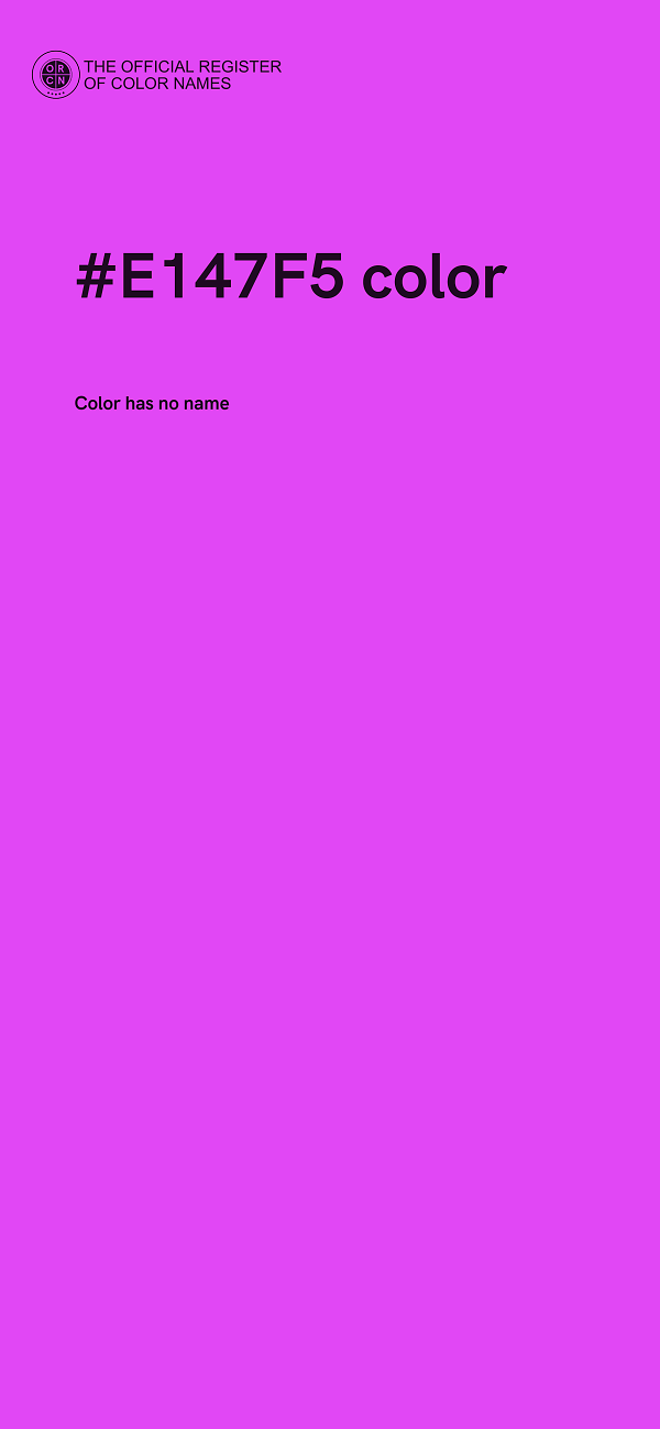 #E147F5 color image