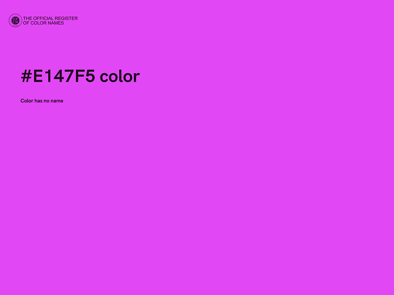 #E147F5 color image