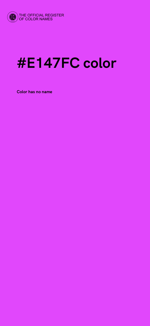 #E147FC color image