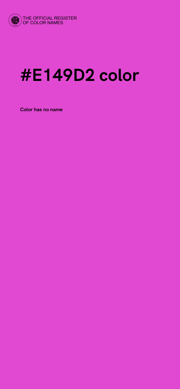 #E149D2 color image