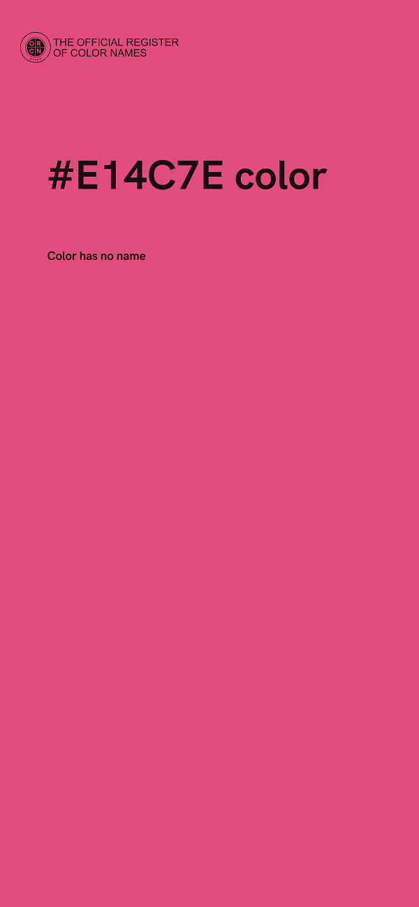 #E14C7E color image