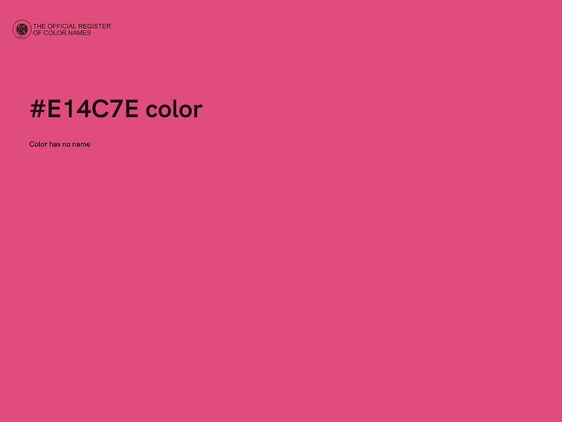 #E14C7E color image