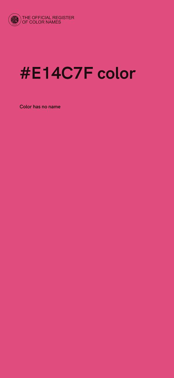 #E14C7F color image