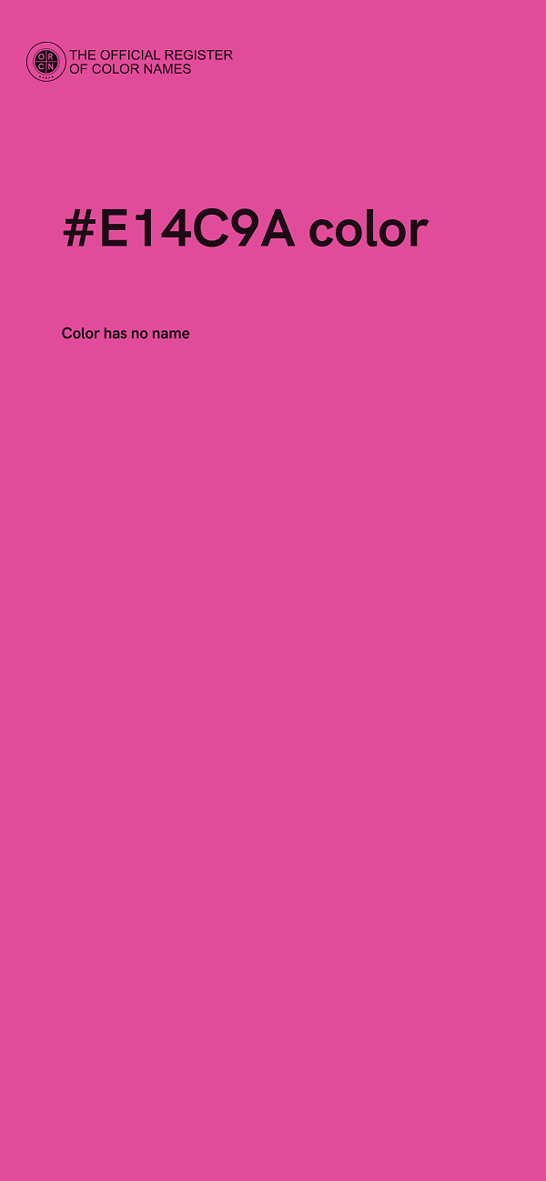 #E14C9A color image