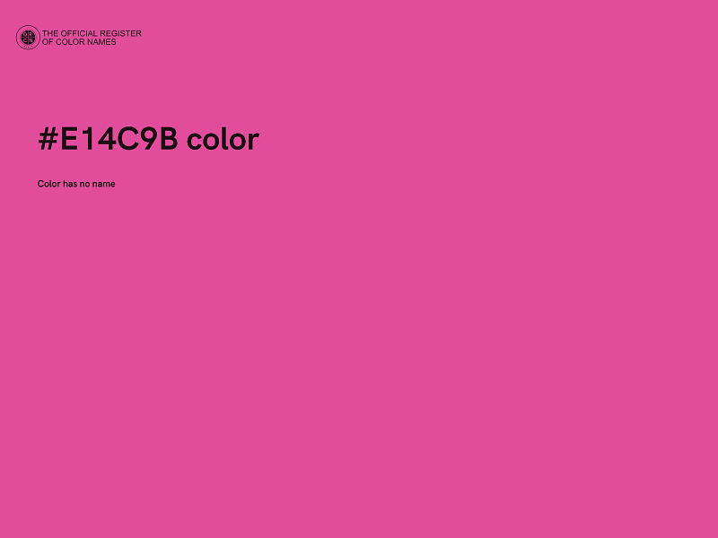 #E14C9B color image