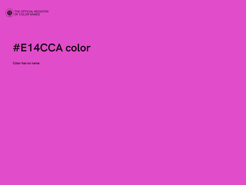 #E14CCA color image