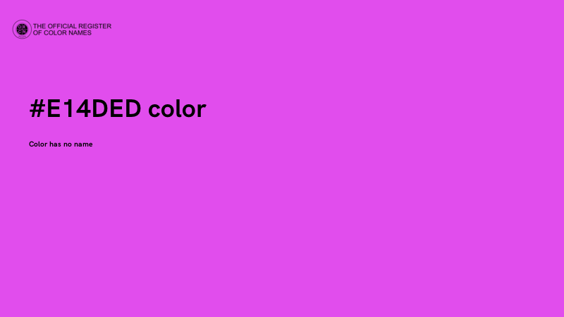 #E14DED color image