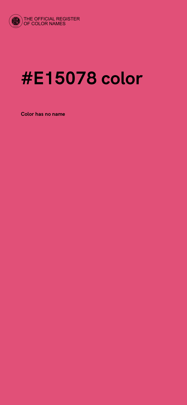 #E15078 color image
