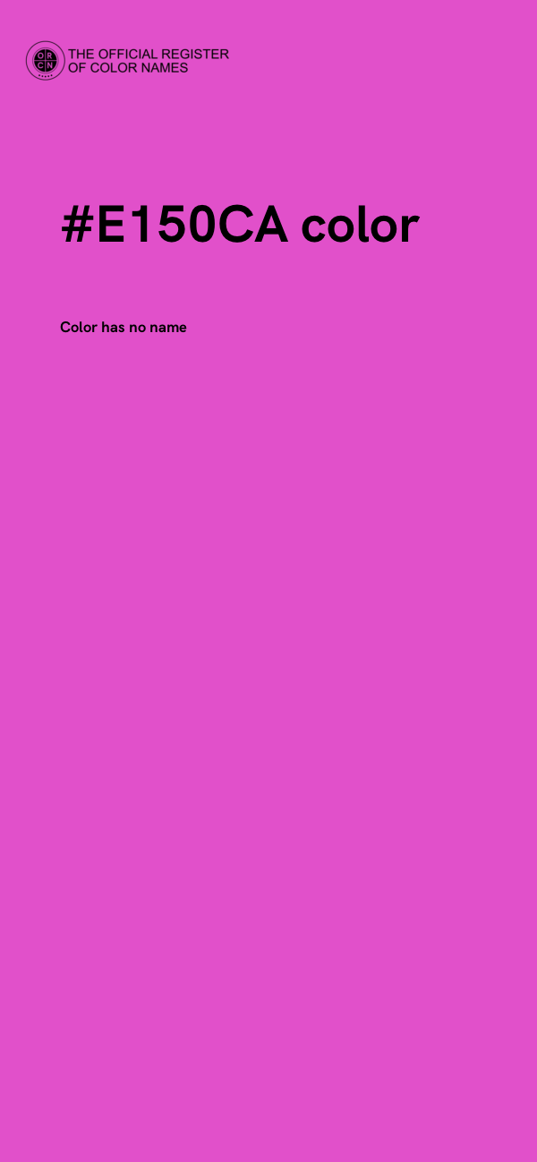 #E150CA color image