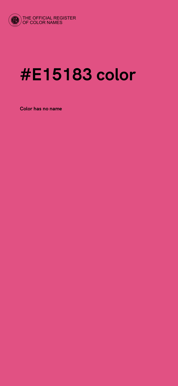 #E15183 color image