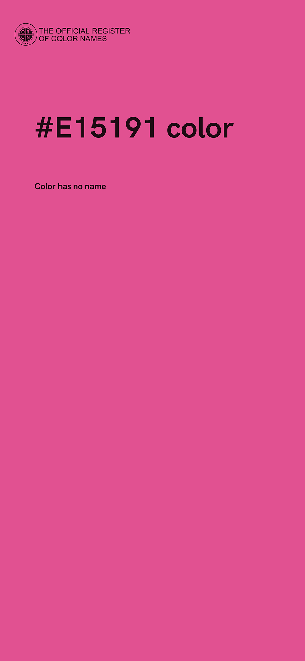 #E15191 color image