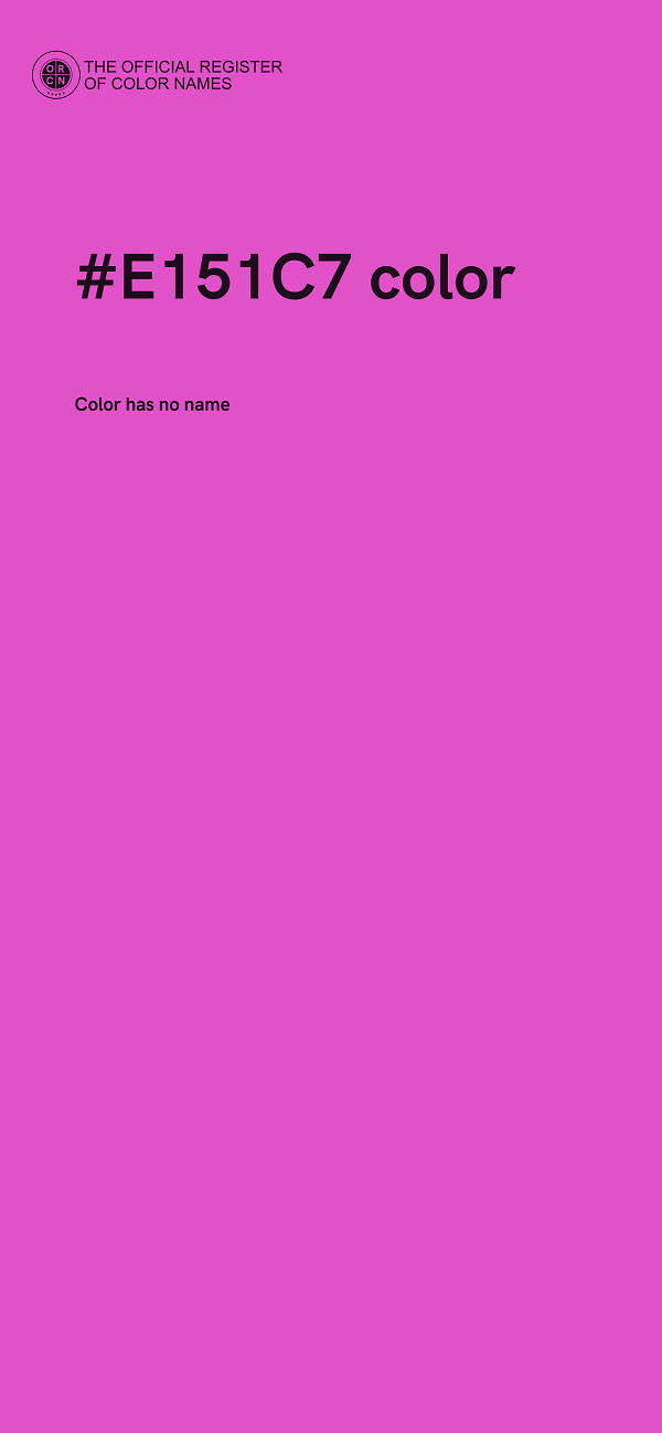 #E151C7 color image
