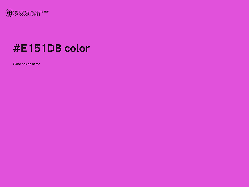 #E151DB color image