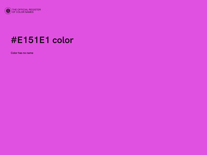 #E151E1 color image