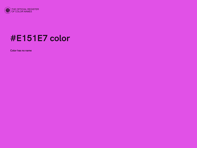 #E151E7 color image