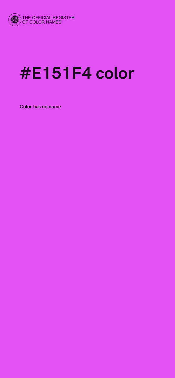#E151F4 color image
