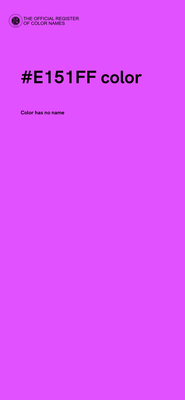 #E151FF color image
