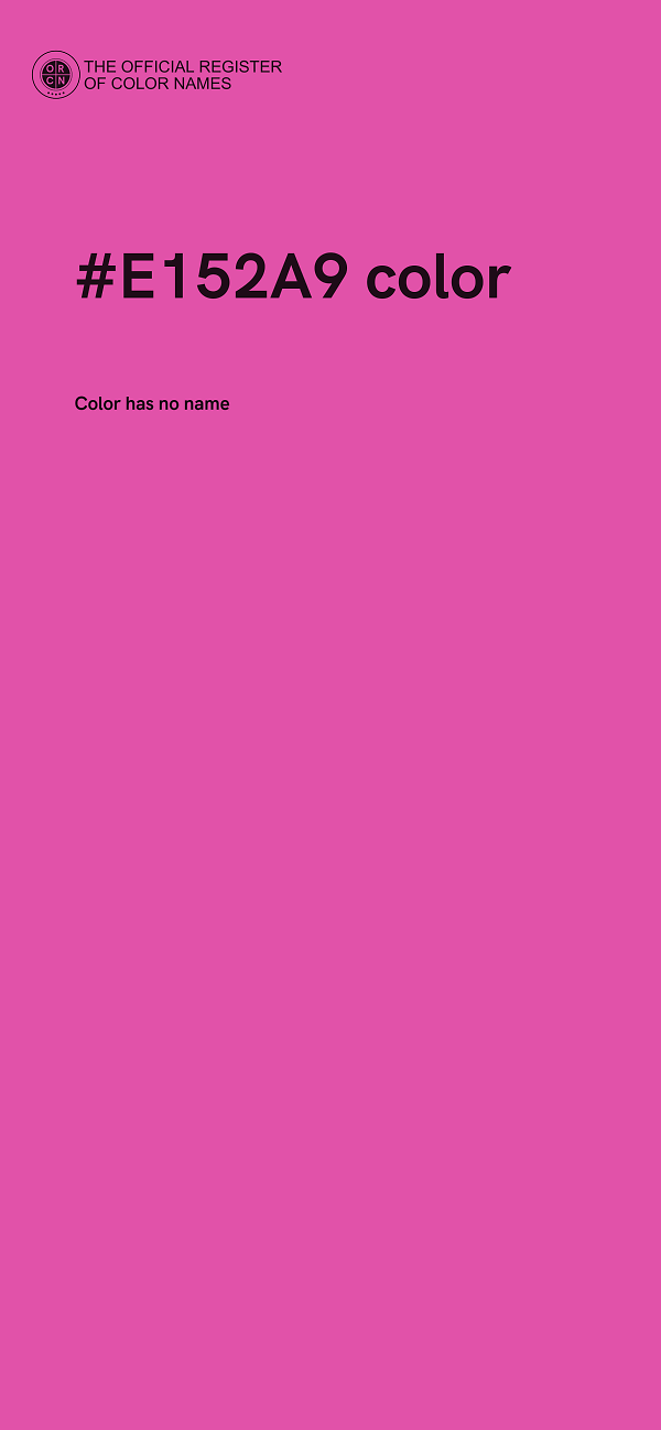 #E152A9 color image