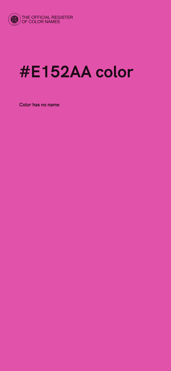 #E152AA color image