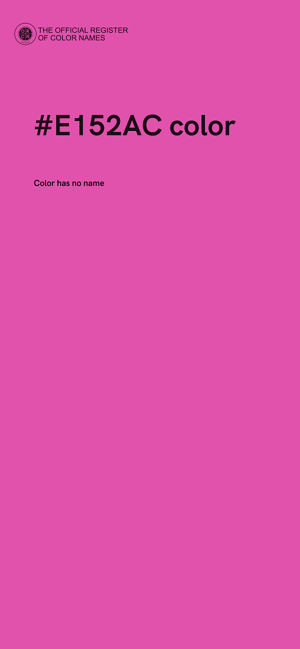 #E152AC color image