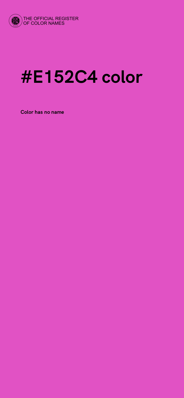 #E152C4 color image