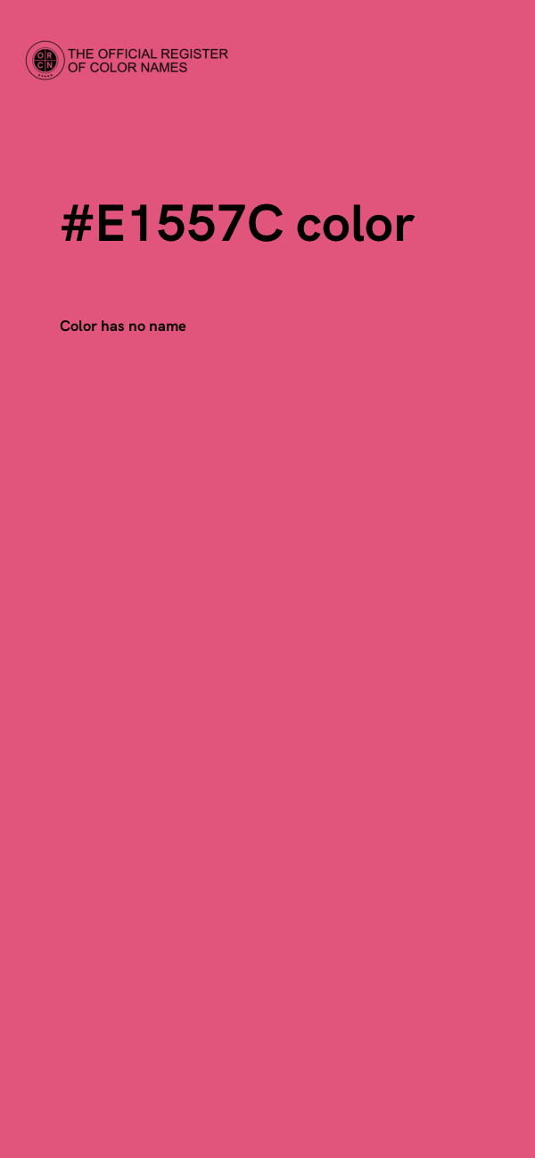 #E1557C color image