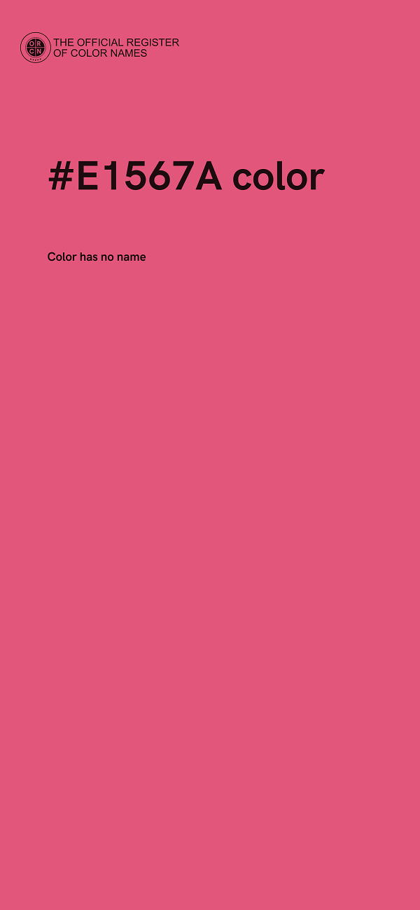 #E1567A color image