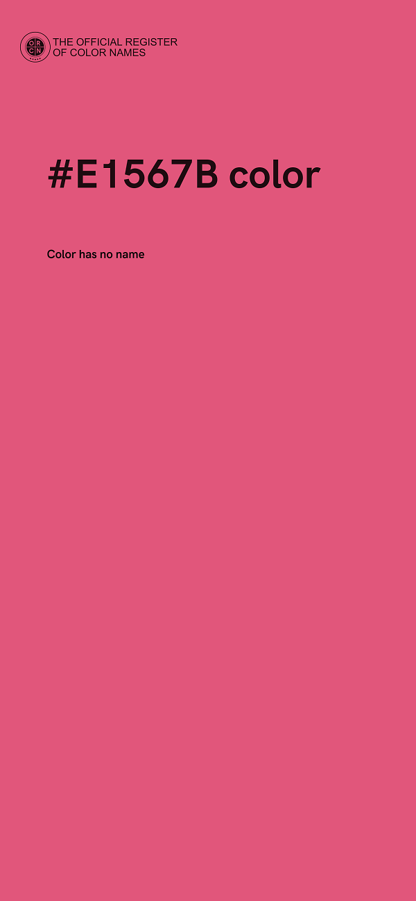 #E1567B color image