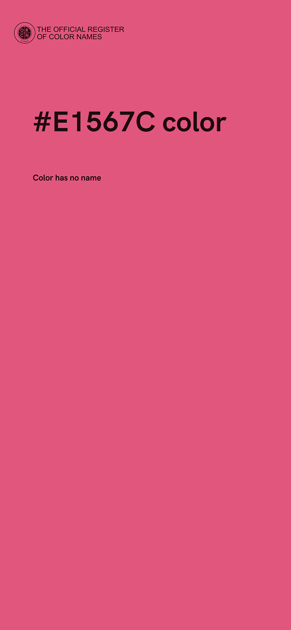 #E1567C color image